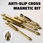 Anti-Slip Cross Magnetic Bit